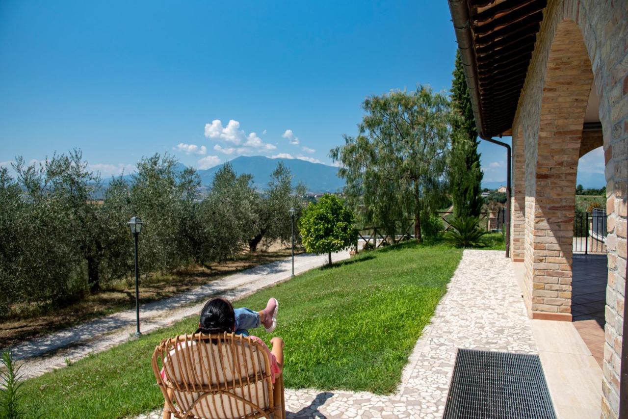 Agriturismo Alla Solagna Colli del Tronto Bagian luar foto